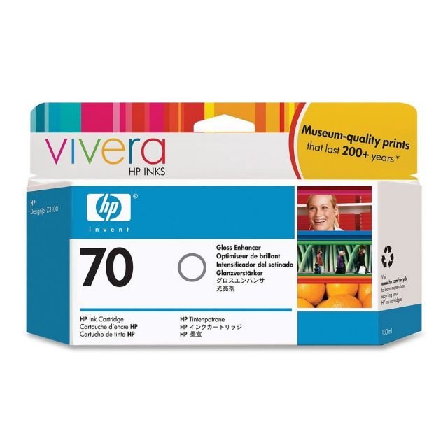 HP C9459A (70) PARLAKLIK ARTIRICI 130 ML GENIS FORMAT MUREKKEP KARTUSU