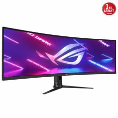 ASUS ROG STRIX XG49WCR 49 GAMING VA KAVISLI AURA RGB FREESYNC HDR DFHD 5120x1440 1MS 165HZ DP HDMI USB MM VESA 3YIL ELMB HDR 400 90 DCI-P3 RJ4 AKILLI KVM YUKSEKLIK AYARI Monitör