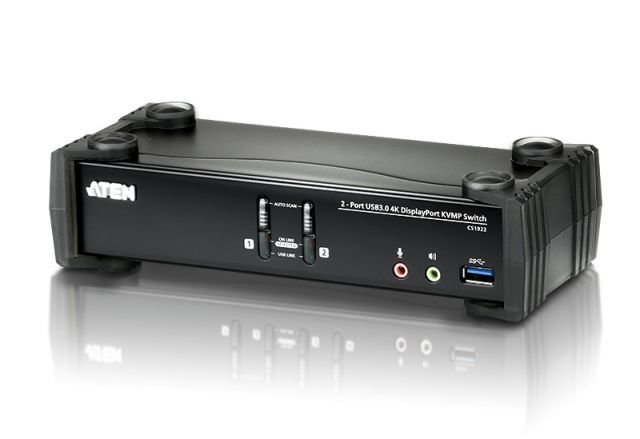 ATEN CS1922-AT-G 2P USB 4K DP/F AUDIO KVMP/USB3 0 SWITCH