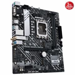 ASUS PRIME H610M-A WIFI D4 Intel H610 LGA1700 DDR4 3200 DP HDMI VGA Çift M2 USB3.2 AURA RGB mATX ASUS 5X PROTECTION III Armoury Crate AI Suite 3