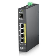 ZYXEL RGS100-5P 4x10/100/1000+1 SFP YÖNETİLEMEZ POE ENDÜSTRİYEL SWİTCH (120 WATT)