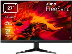 27 ACER NITRO QG271bii 1920x1080 LED 75Hz 1MS 2xHDMI 1xVGA FreeSync Zeroframe BLACK GAMING MONITOR
