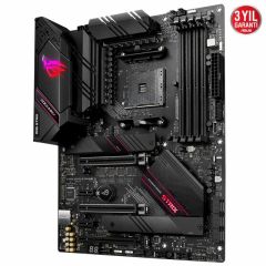 ASUS ROG STRIX B550-E GAMING AMD B550 AM4 DDR4 4400 DP HDMI Çift M2 USB3.2 AX WiFi + BT ARGB 2.5Gbit LAN ATX PCIe 4.0 ECC RAM Desteği