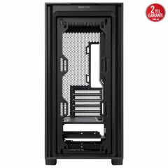 ASUS A21 360 MM SOĞUTUCU ALANI, 380 MM ‘E KADAR GPU ALANI, STANDART ATX PSU DESTEKLİ, GİZLİ KABLO BÖLMELİ, MICRO-ATX KASA