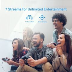 TP-LINK DECO X68 3600 MBPS EV WI-FI 6 SISTEMI (3-PACK)