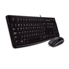 LOGITECH MK120 USB KABLOLU TAM BOYUTLU TÜRKÇE KLAVYE VE MOUSE SETİ SİYAH 920-002560