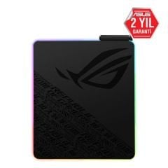 ASUS ROG BALTEUS QI RGB GAMING MOUSE PAD AURA SYNC RGB SERT YÜZEY USB GEÇİŞİ KAYMAZ KAUÇUKTAN TABAN KABLOSUZ SARJ